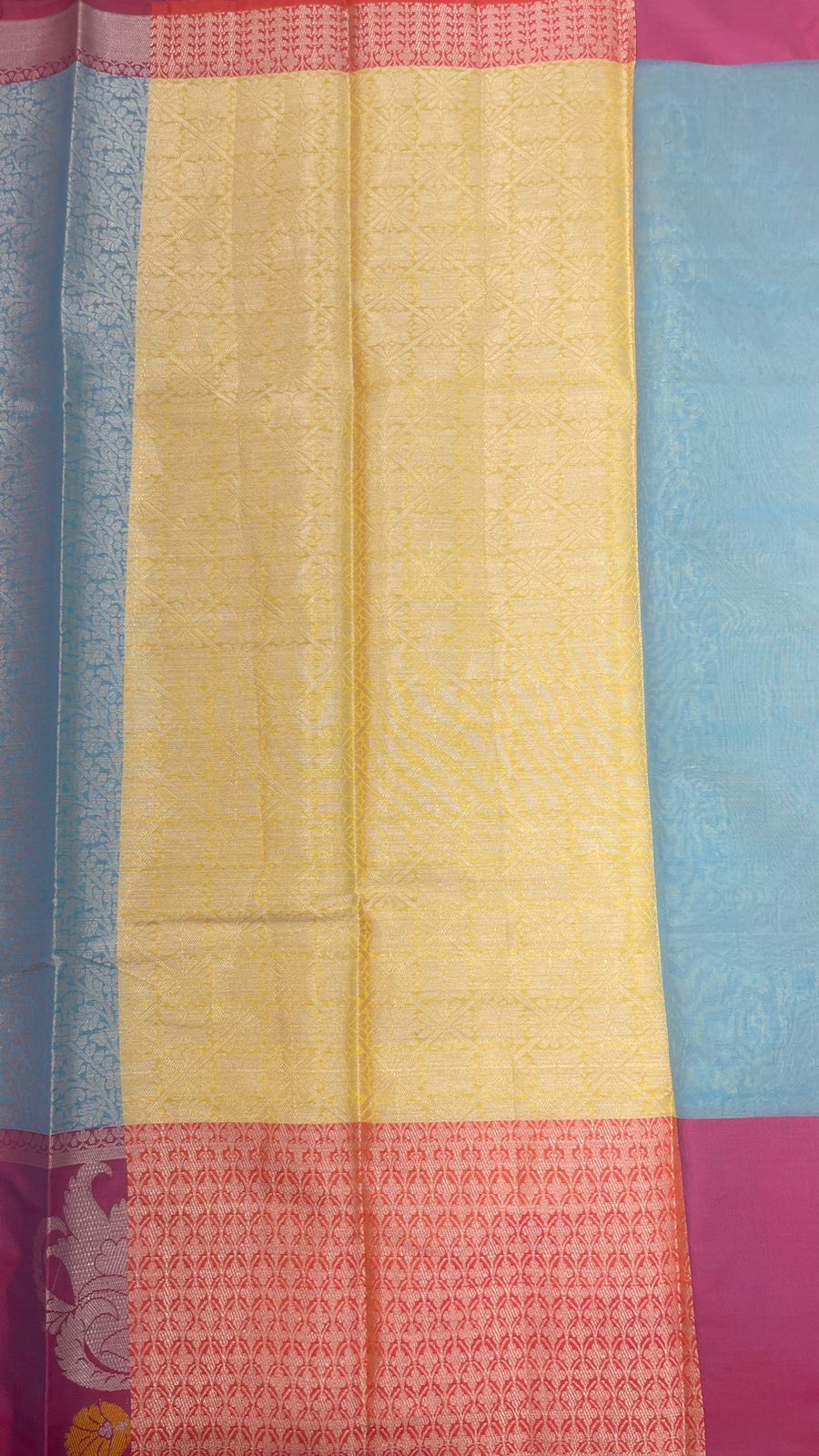 Blue Kanjeevaram Banarasi Sarees For Women GEMA22