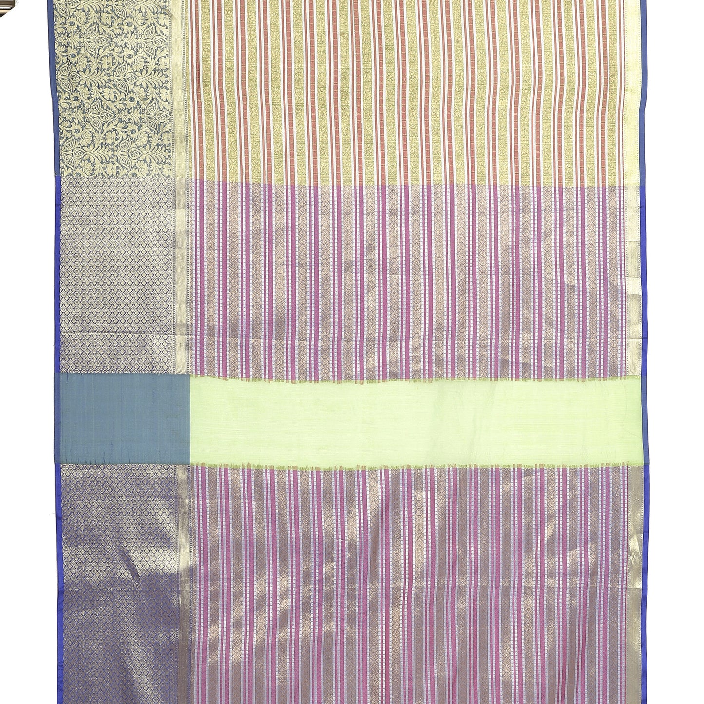 Green Kanjeevaram Banarasi Sarees For Women GEMA3