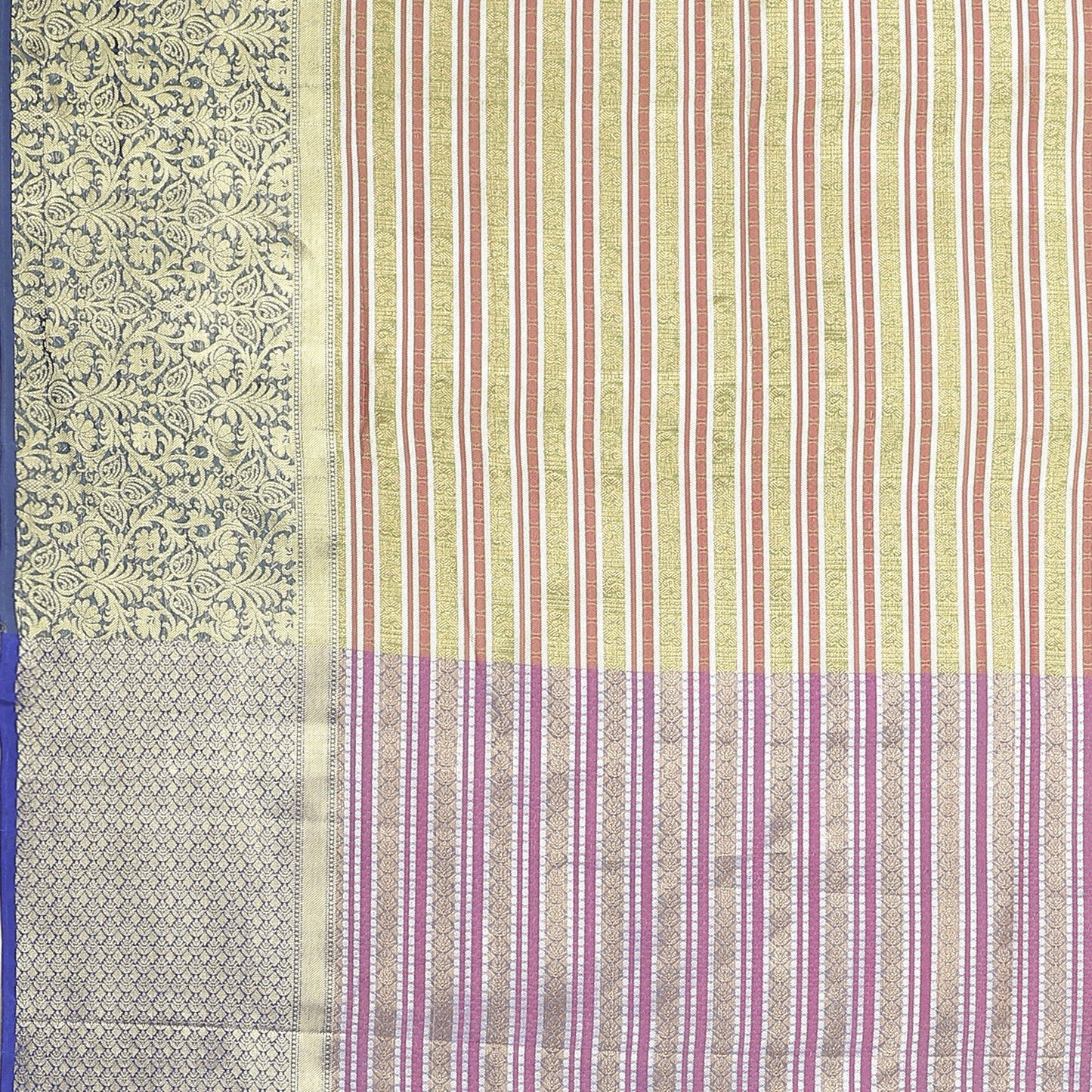 Green Kanjeevaram Banarasi Sarees For Women GEMA3
