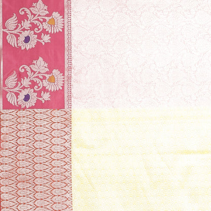 Pink Kanjeevaram Banarasi Sarees For Women GEMA8