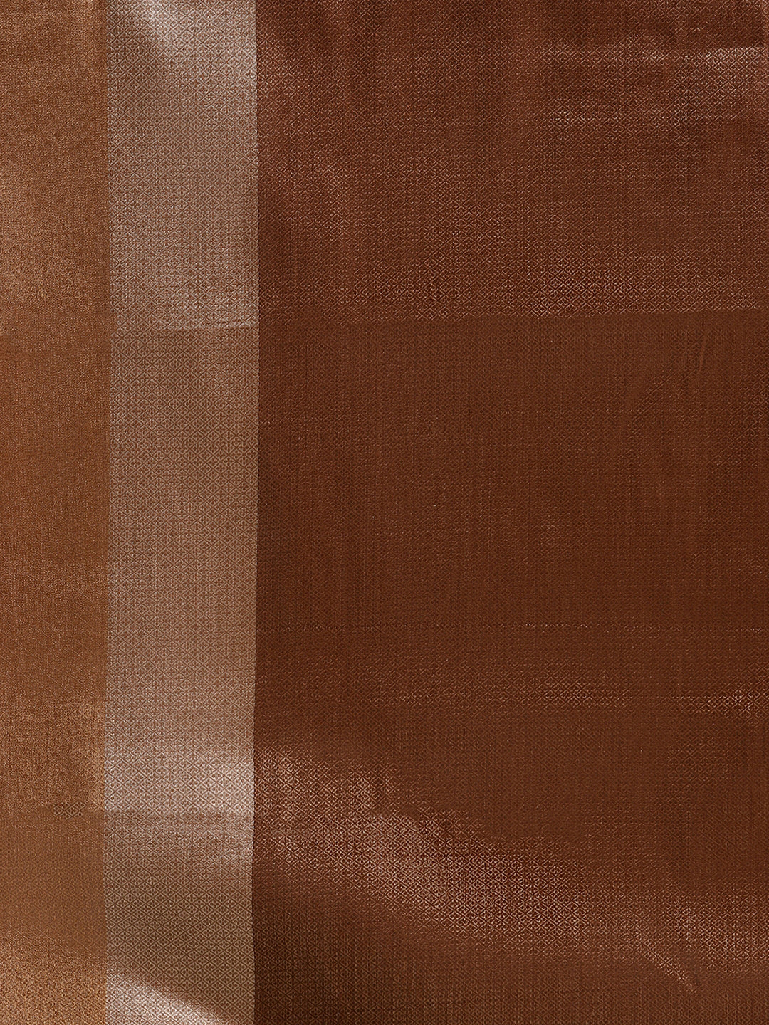 Faishana Presents Handwoven Grey Masrise Cotton Boota Skirt Border With Cheeku Brown Color Blouse Banarasi Saree