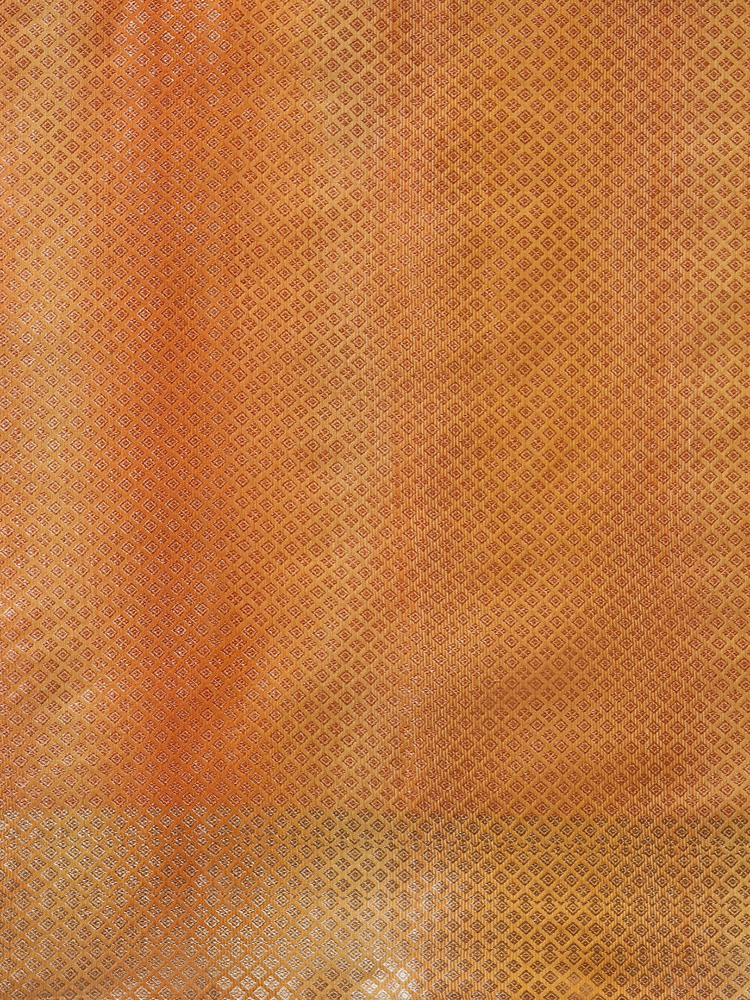 Faishana Presents Handwoven Gold Matka Silk Boota Skirt Border With Gold Blouse Banarasi Saree