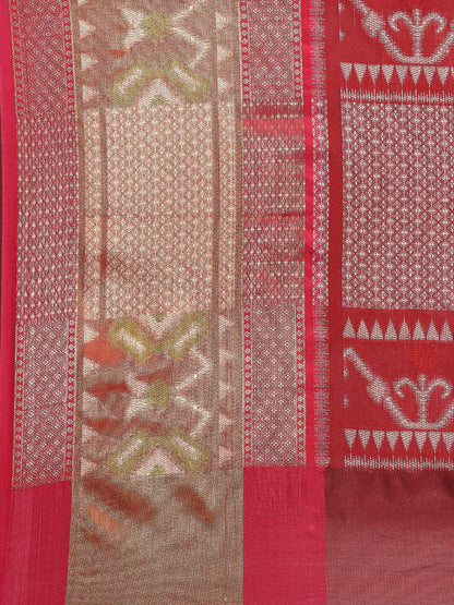 Maroon Art Silk Banarasi Sarees For Women GEASF_34
