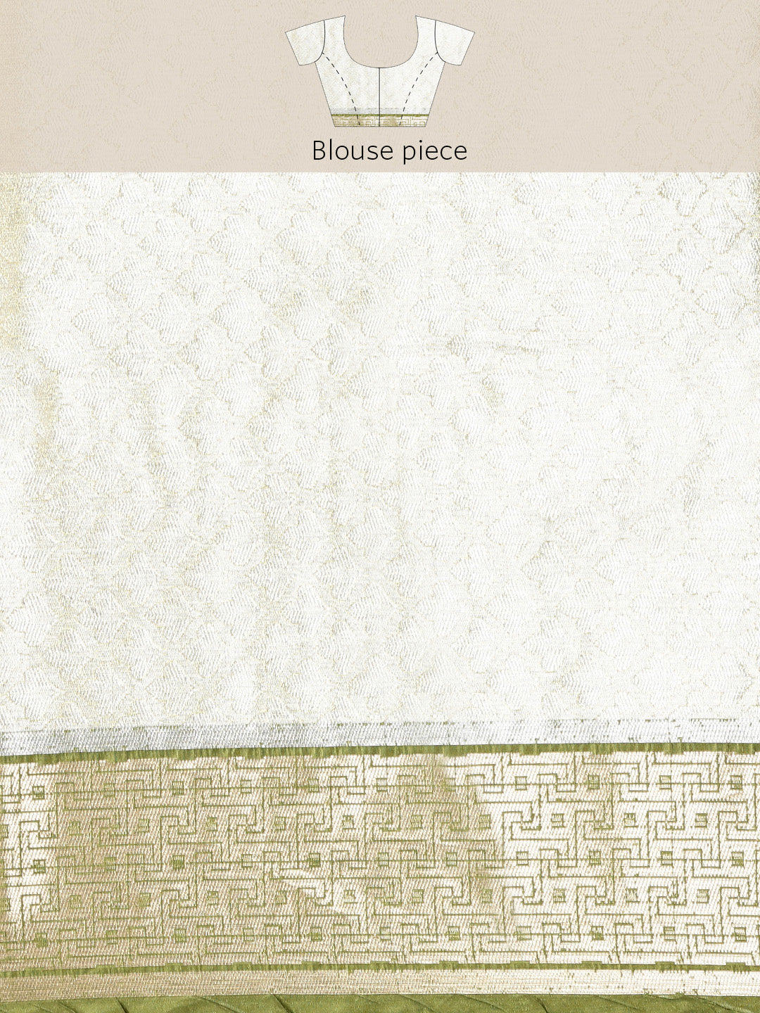 Faishana Presents Pistachio & Green Tissue Meena Jaal Border With Green Blouse Banarasi Saree