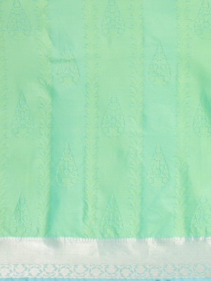 Green Tanchoi Banarasi Sarees For Women GEBC16