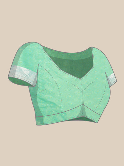Green Tanchoi Banarasi Sarees For Women GEBC16