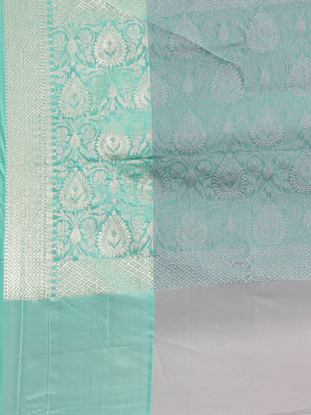 Grey Tanchoi Banarasi Sarees For Women GEBC2