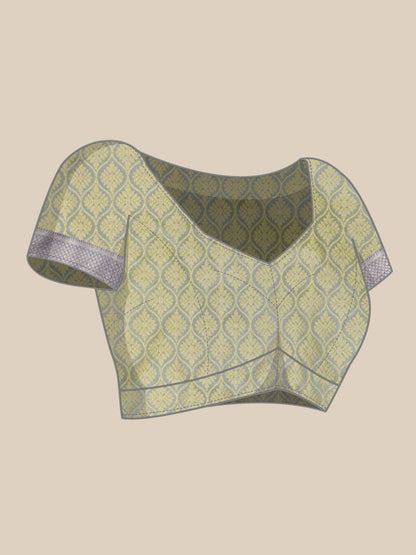 Green Tanchoi Banarasi Sarees For Women GEBC6
