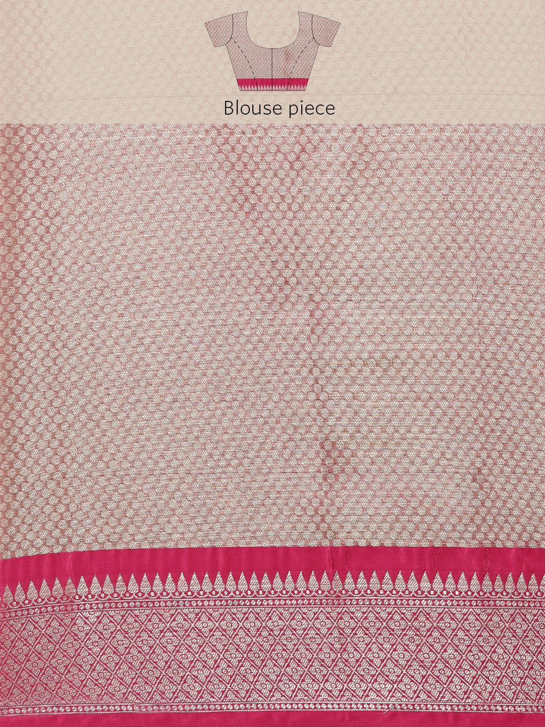 Faishana Presents Presents Green Kanchi Silk Zari Brocade Contrast Zari Brocade Pink Pattu Border Banarasi Saree.