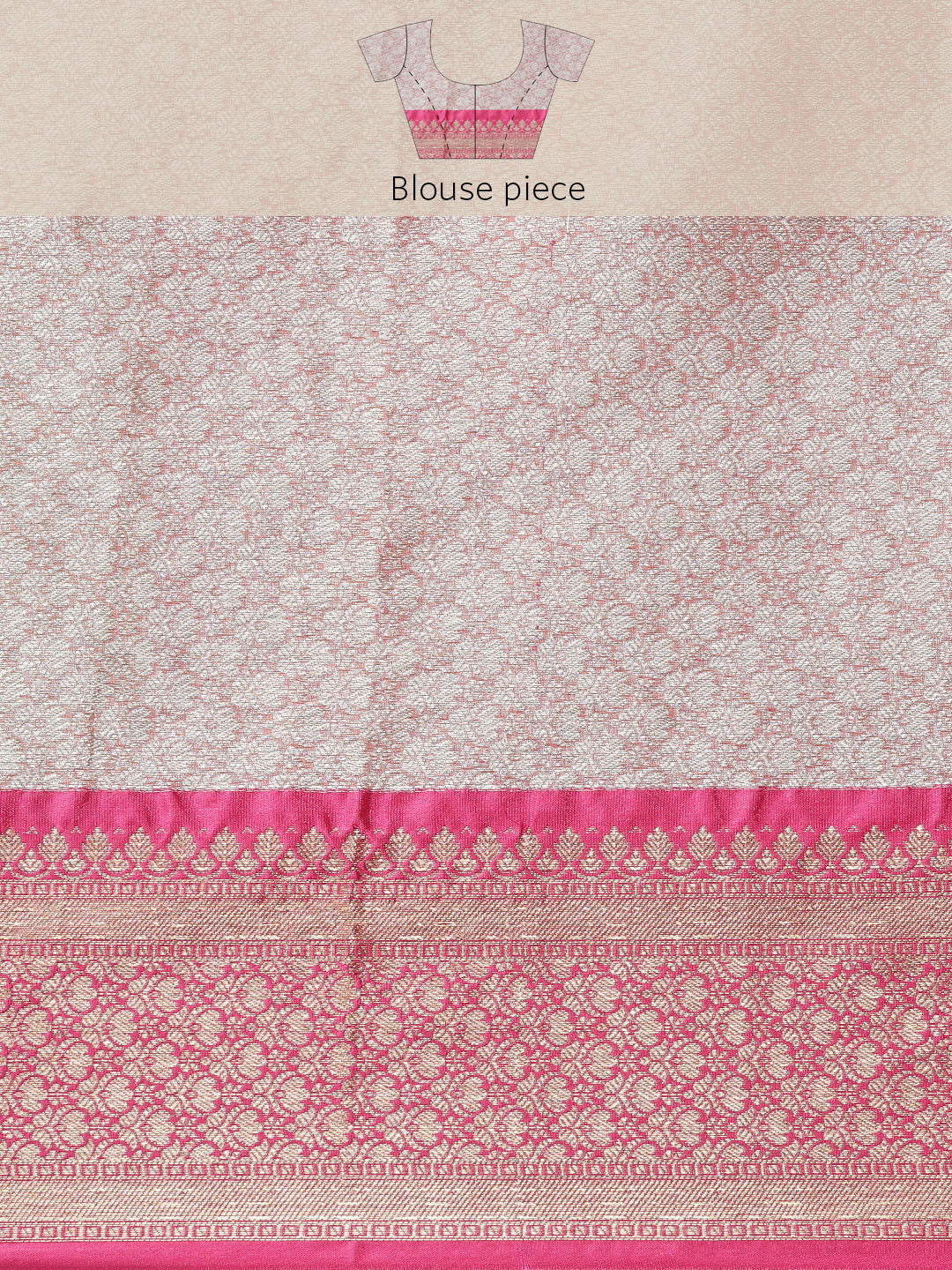 Faishana Presents Presents Green Kanchi Silk Zari Brocade Contrast Zari Brocade Red Pattu Border Banarasi Saree.