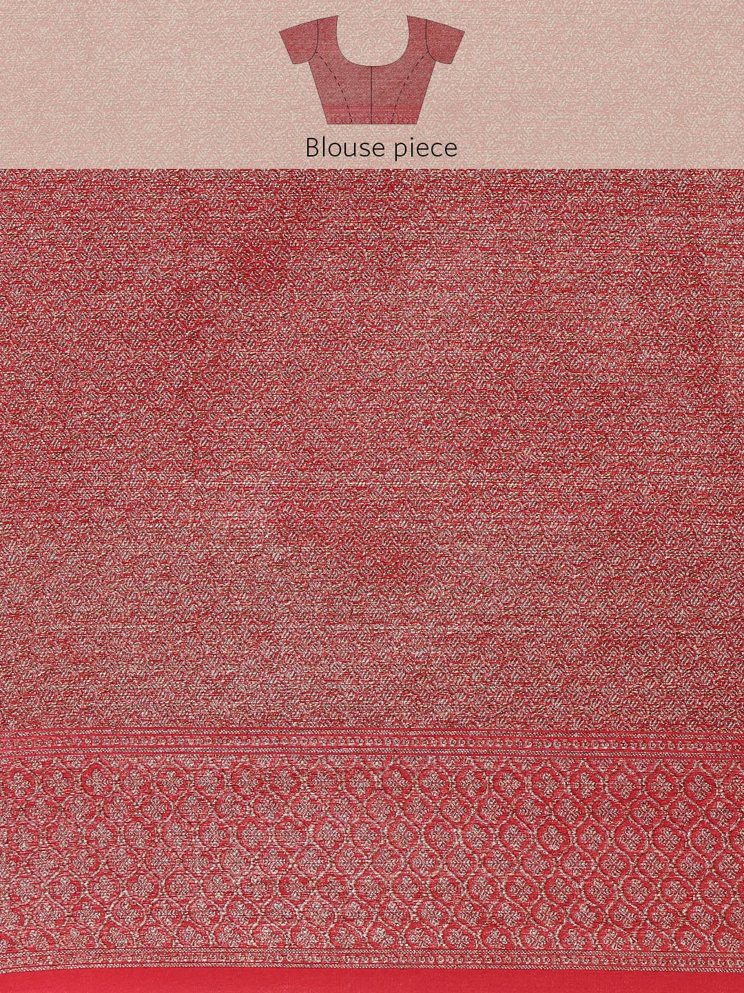 Faishana Presents Black Cotton Silk Zari Brocade With Kadiyal Contrast Red Border Banarasi Saree