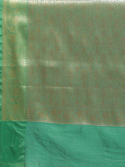 Pink Valkalam Katan Silk Banarasi Sarees For Women GEKH27