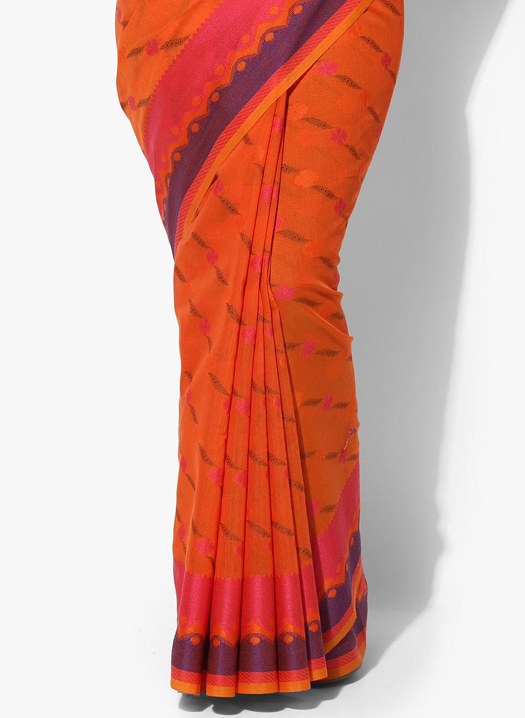 Faishana Presents Is Grey Resham Brocade Contrast Blue Zari Pattu Border Banarasi Saree.