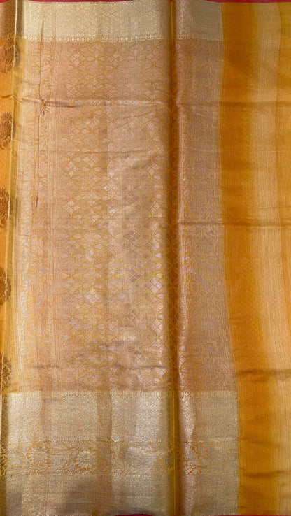 Gold Matka Silk Banarasi Sarees For Women GEMTKSLK_208