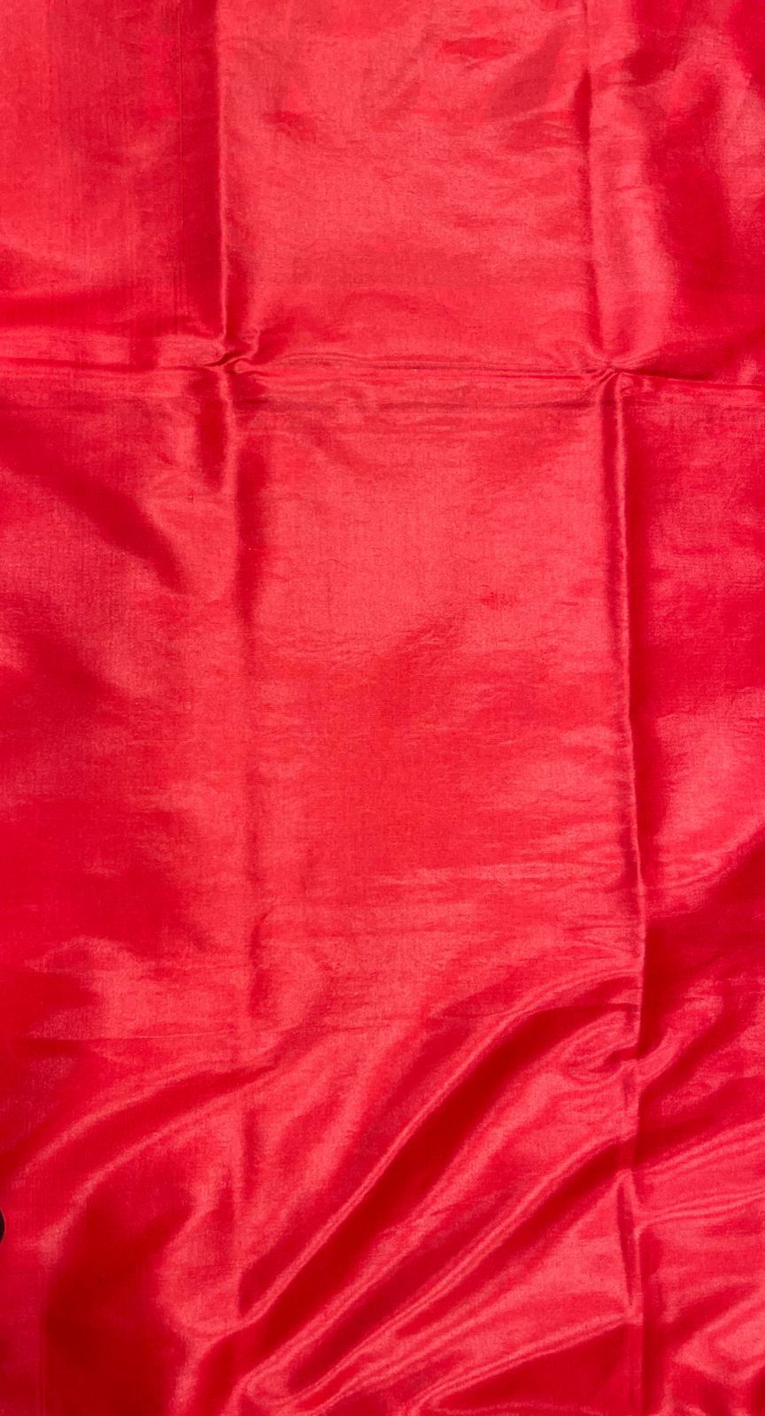 Faishana Presents Blue Satin Silk Silver Zari Floral Boota and Contrast Red Zari Border and Heavy Silver Zari Floral Anchal Banarasi Saree with Red Blouse