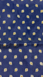Faishana Presents Navy Blue Stone Work Golden Zari Chunri Booti with Contrast Magenta Alfi Boota Pallu Zari Border With Magenta Blouse Banarasi Saree