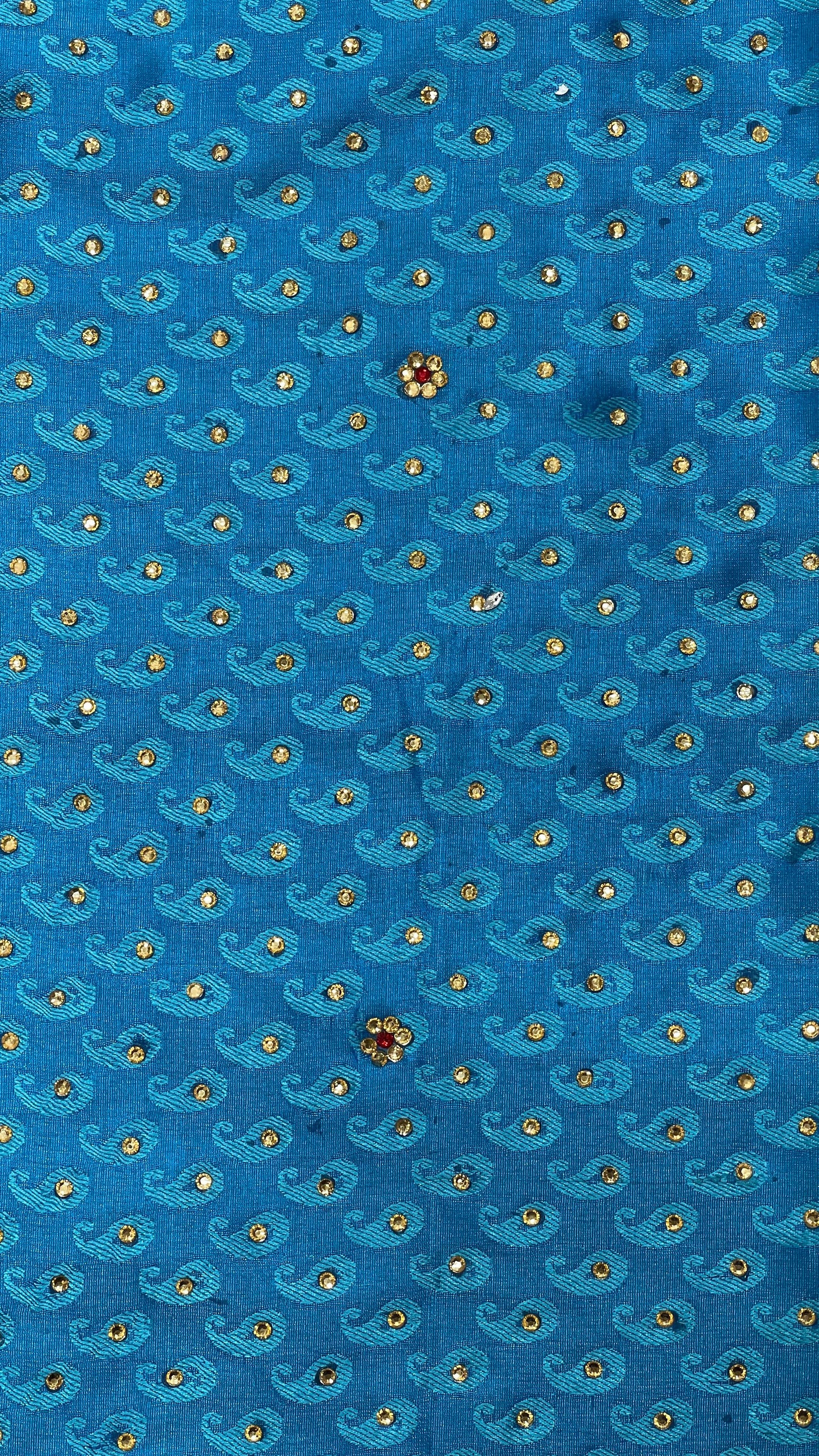 Faishana Presents Blue Tanchoi Silk Low Stone Work with Contrast Purple Pallu Zari Border Saree and Blue Blouse