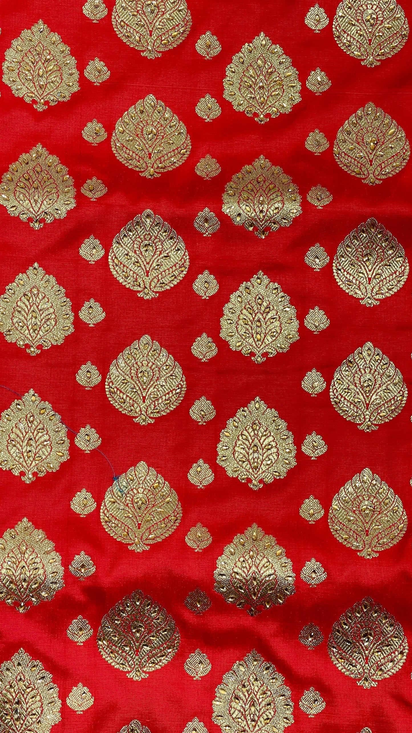 Faishana Presents Rose Pink Satin Silk Floral Zari Boota Heavy Stone Work Banarasi Saree with Floral Boota Zari Border and Strawberry Pink Blouse