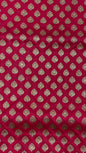 Faishana Presents Pink Satin Silk Floral Zari Booti Low Stone Work Skirt Zari Border with Banarasi Pallu and Pink Blouse
