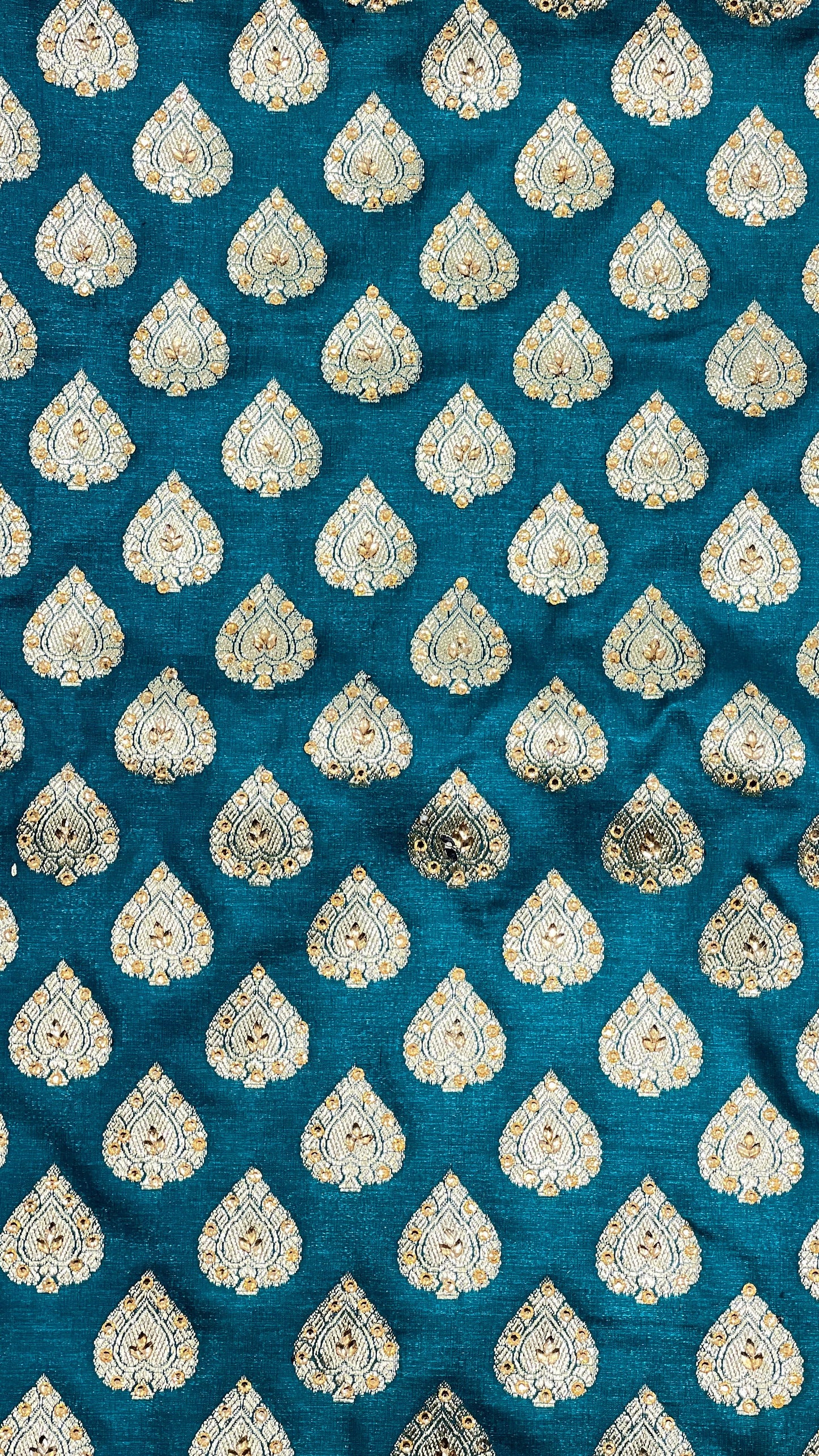 Faishana Presents Navy Blue Satin Silk Floral Zari Booti Low Stone Work Banarasi Saree with Contrast Purple Pallu and Purple Blouse