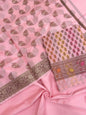 Pink Cotton Banarasi 3 pcs Suit Set IM_CS35