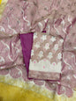 Purple Tissue Silk Banarasi 3 pcs Suit Set 1050IM_TC3