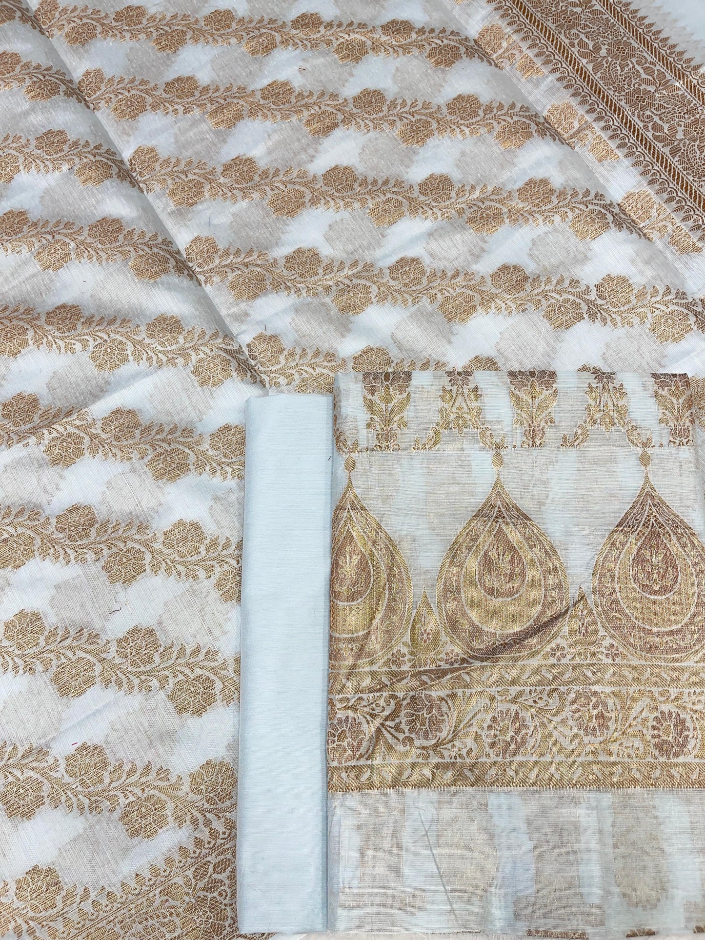 Light Blue Cotton Alfi Banarasi 3 pcs Suit Set 600IM_CPV2