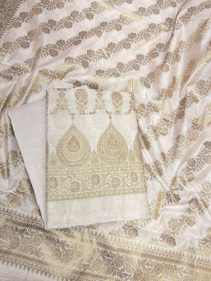 Mauve Cotton Alfi Banarasi 3 pcs Suit Set 600IM_CPV5