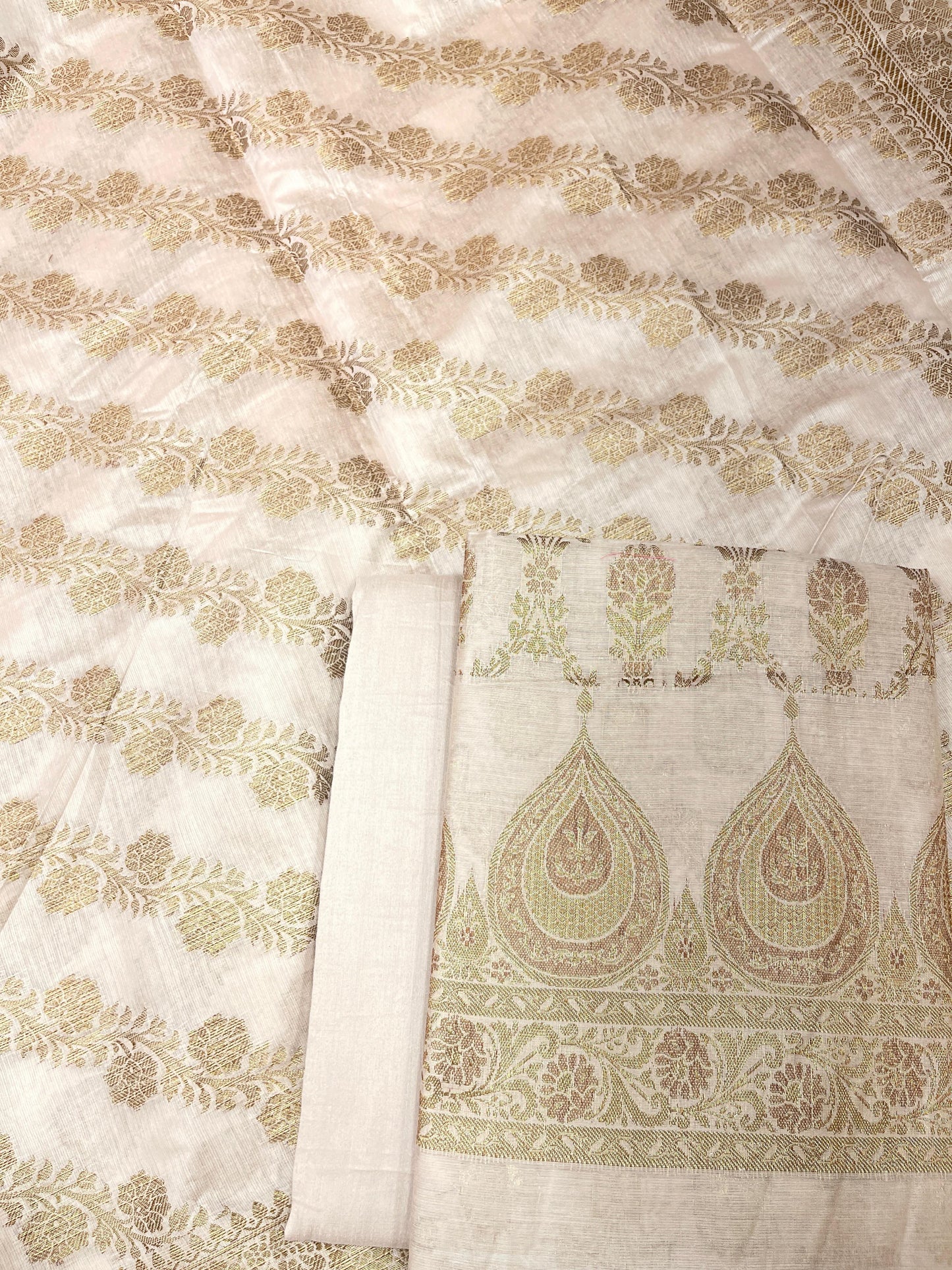 Mauve Cotton Alfi Banarasi 3 pcs Suit Set 600IM_CPV5