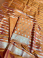 Mustard Yellow Semi Katan Silk Banarasi 3 pcs Suit Set 750SHL_SK19