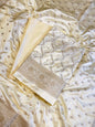 Cream Premium Mashru Silk Floral Zari Booti Banarasi Suit Set 1500AJ_KCP31