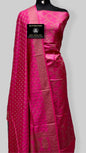 Magenta Mulberry Chiniya Silk Resham Jaal Banarasi Suit Set 1000SKL_MEL3