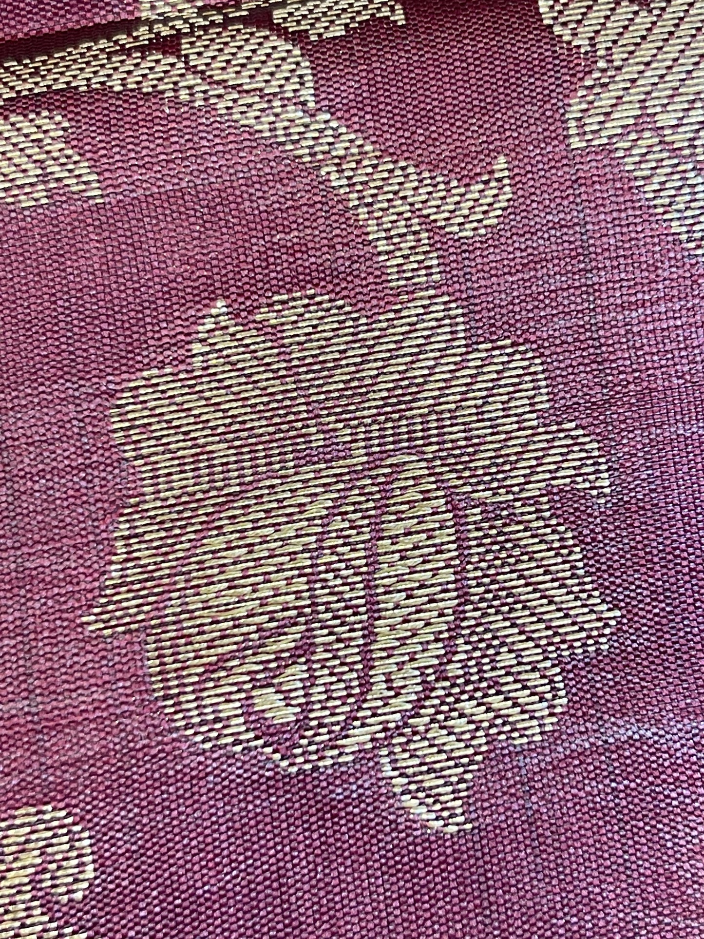 Beige Art Silk Floral Zari Booti Contrast Banarasi Suit with Maroon Dupatta 625AJ_TPT54