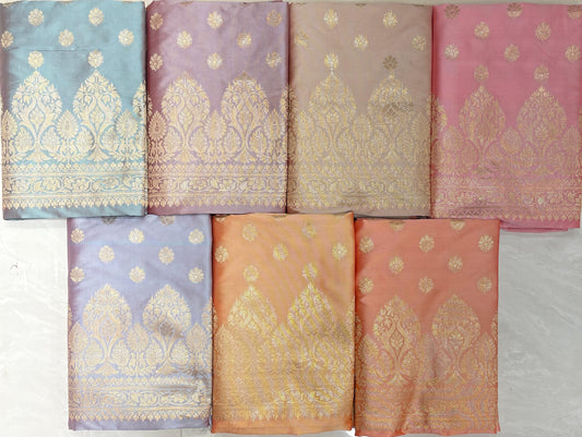 Cotton Silk Handloom 3 pcs Banarasi Suit 950MUB_SK71-MUB_SK77 SET