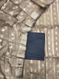 Black Crush Tissue Silk Banarasi 3 pcs Suit Set IM_CRT5