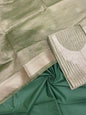Green Necklace Tissue Silk Banarasi 3 pcs Suit Set IM_TN4