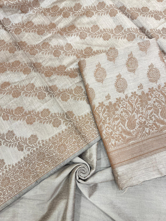 Mauve Cotton Banarasi 3 pcs Suit Set IM_CS21