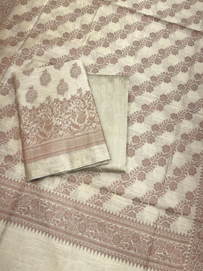 Pista Green Cotton Banarasi 3 pcs Suit Set IM_CS22