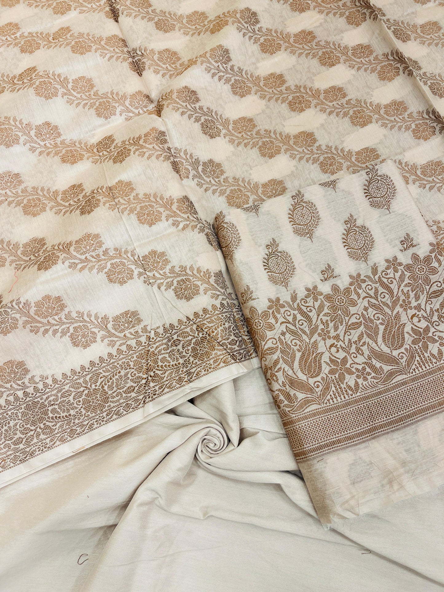 Mauve Cotton Banarasi 3 pcs Suit Set IM_CS27