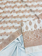 Light Blue Cotton Banarasi 3 pcs Suit Set IM_CS28