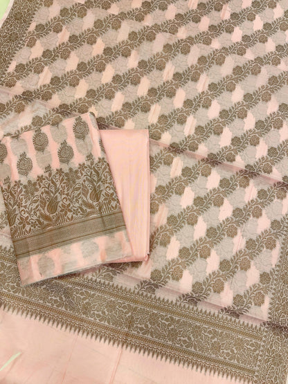 Pink Cotton Banarasi 3 pcs Suit Set IM_CS26
