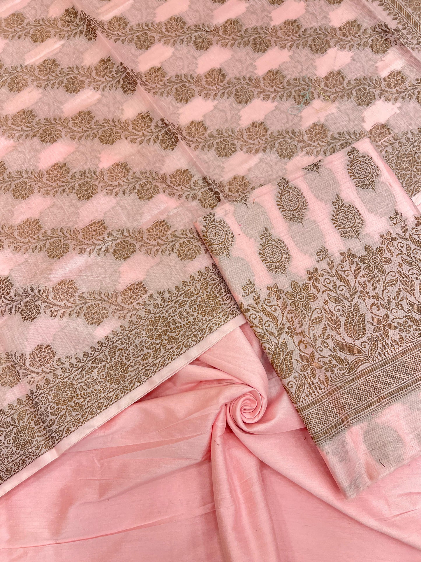 Pink Cotton Banarasi 3 pcs Suit Set IM_CS26