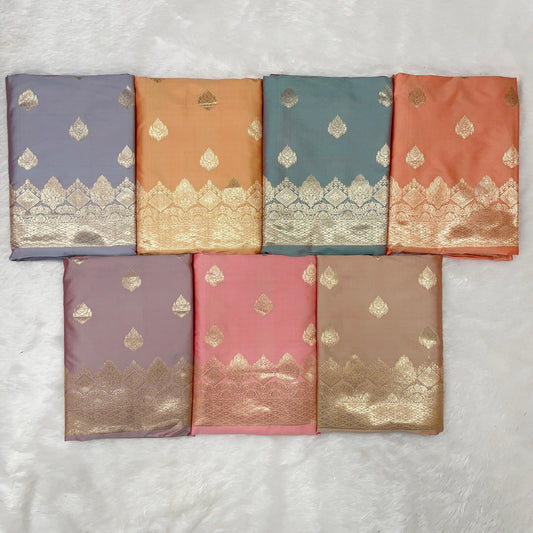 Cotton Silk Handloom 3 pcs Banarasi Suit 950MUB_SK92-MUB_SK98 SET