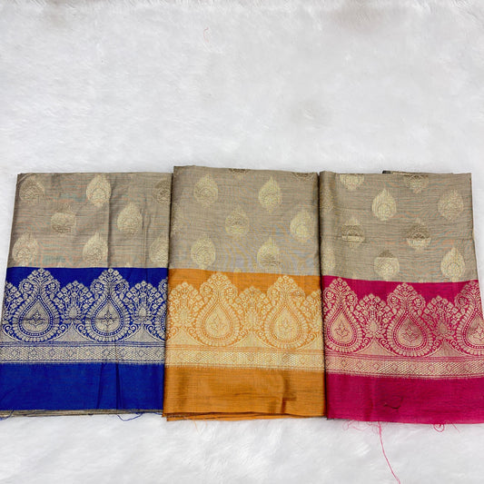 Cotton Silk Banarasi 3 pcs Suit 525 IM_CS41-IM_CS43 SET