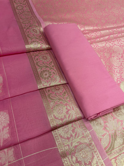 Pink Cotton Silk Banarasi 3 pcs Suit Set 680ASD_CS21