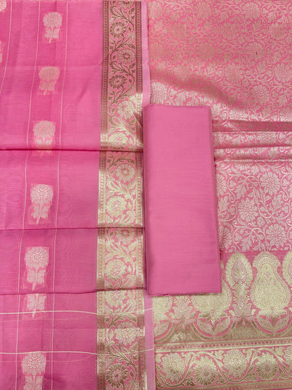 Pink Cotton Silk Banarasi 3 pcs Suit Set 680ASD_CS21
