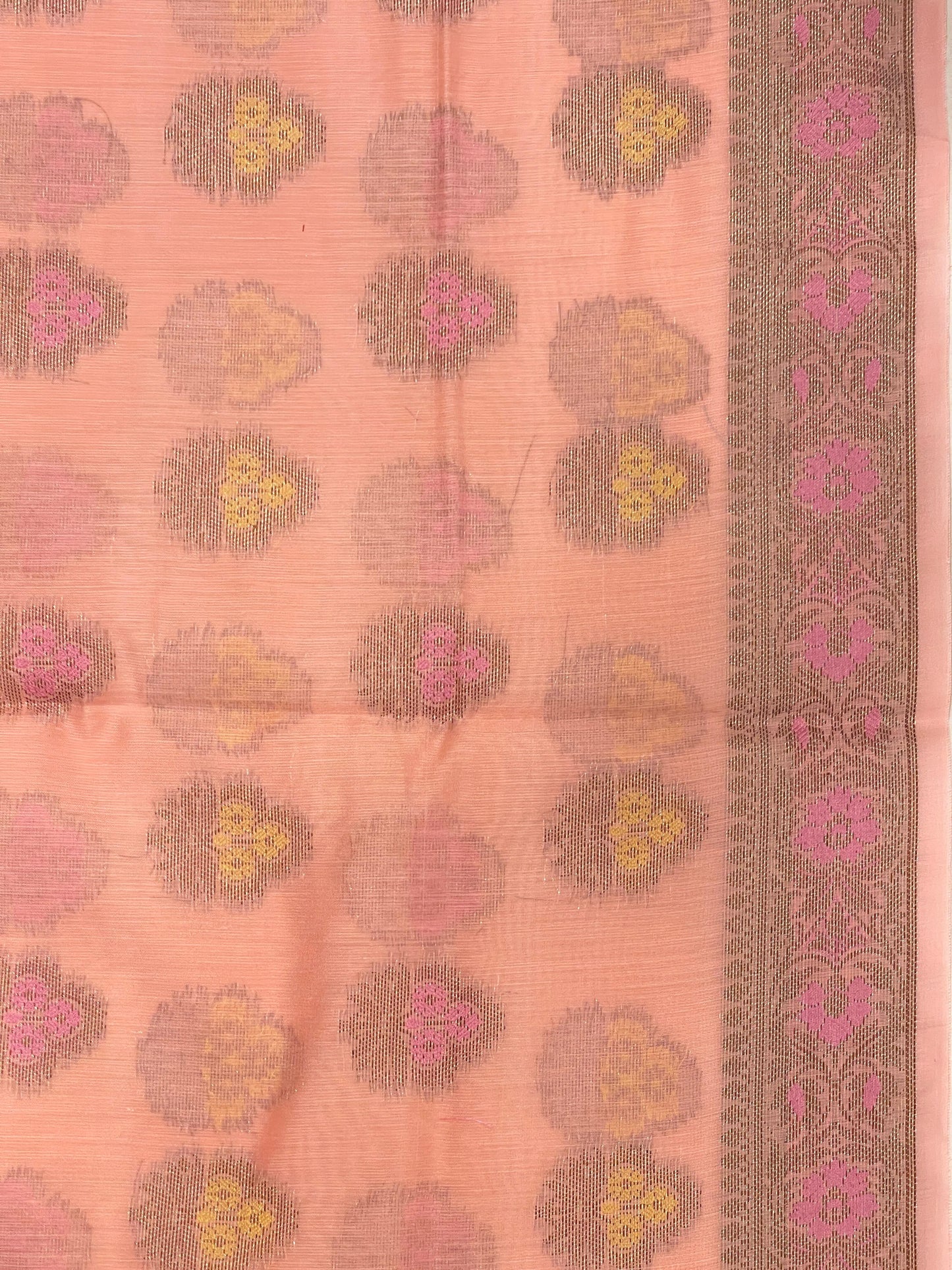 Orange Cotton Silk Banarasi 3 pcs Suit Set 680ASD_CS27