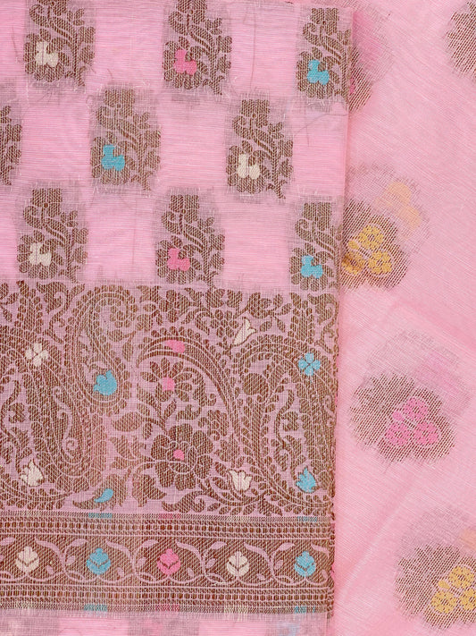 Pink Cotton Silk Banarasi 3 pcs Suit Set 680ASD_CS29