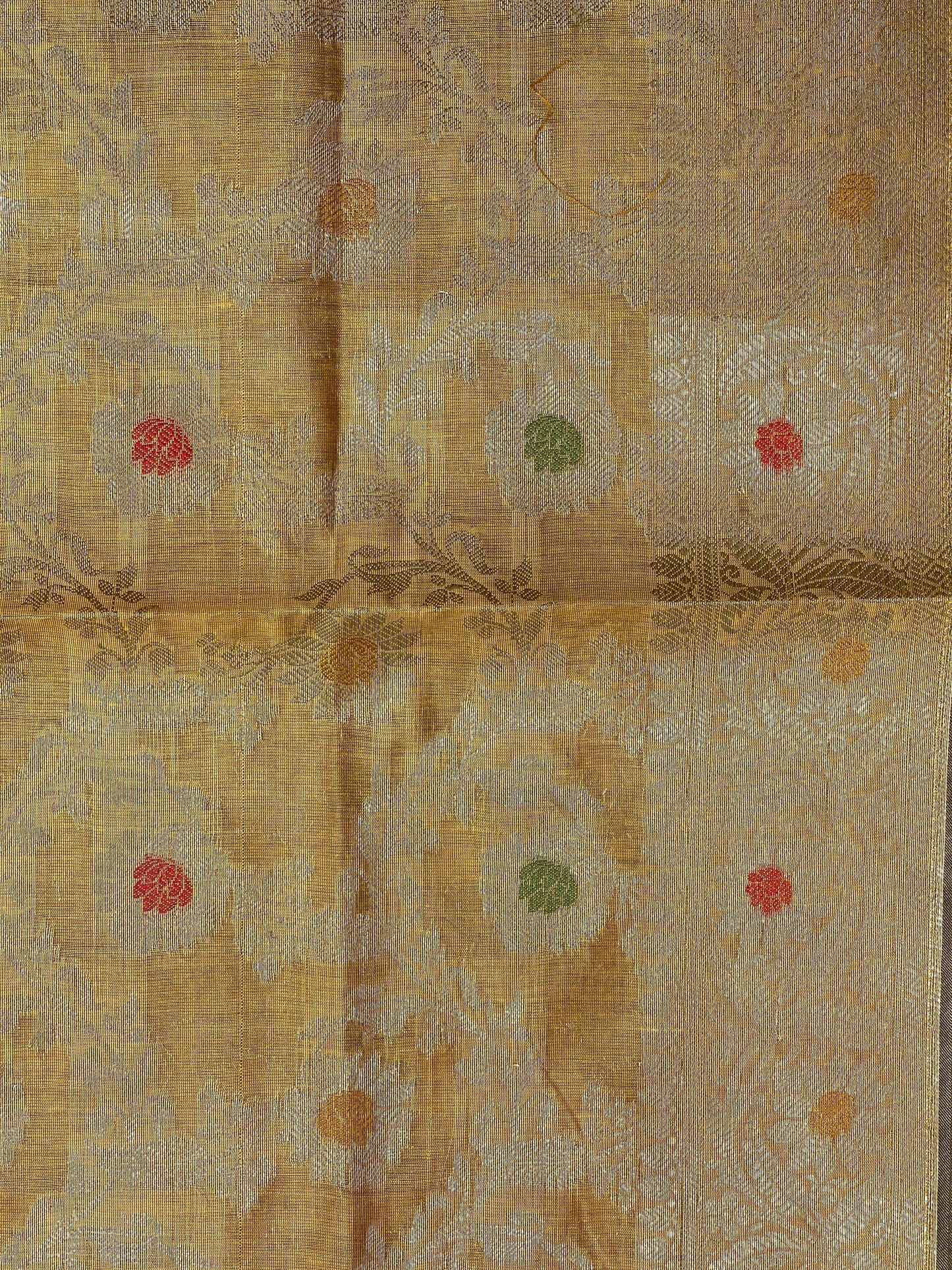 Gold Cotton Silk Banarasi 3 pcs Suit Set 680ASD_CS32