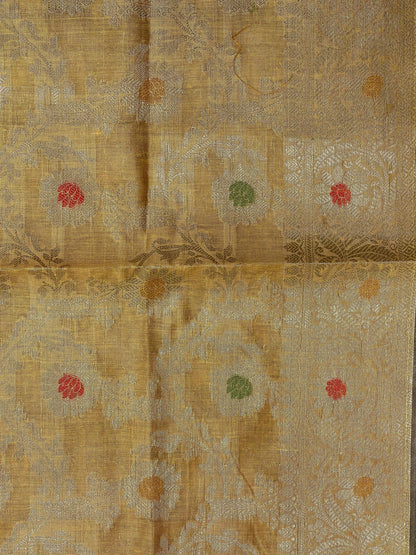 Gold Cotton Silk Banarasi 3 pcs Suit Set 680ASD_CS32